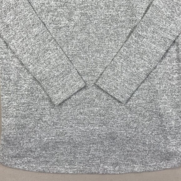 Gap T Shirt Women's Small Gray Pullover Top Stretch Scoop Neck Long Sleeve - Picture 8 of 13